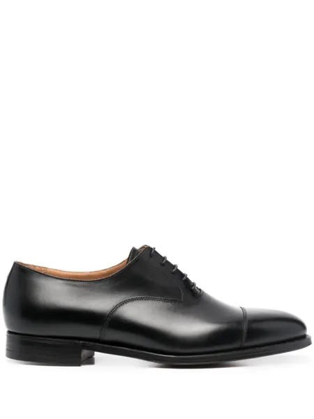 Crockett & Jones оксфорды на шнуровке, черный