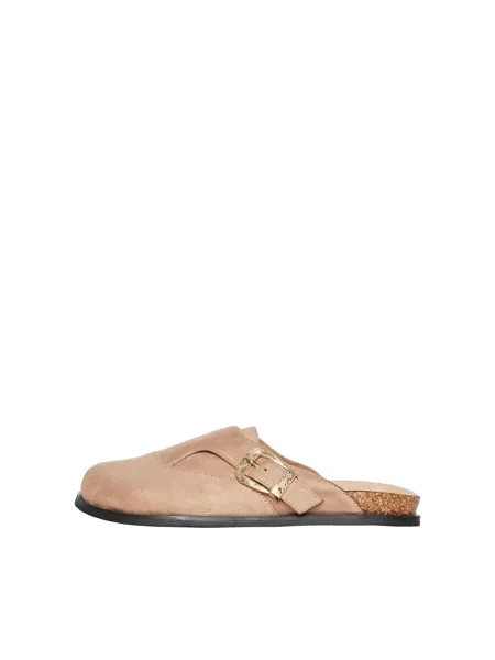 Тапочки PIECES Slippers MIDA, серо-коричневый