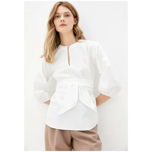 Блузка с объемными рукавами Incity, цвет кипенно-белый, размер 48