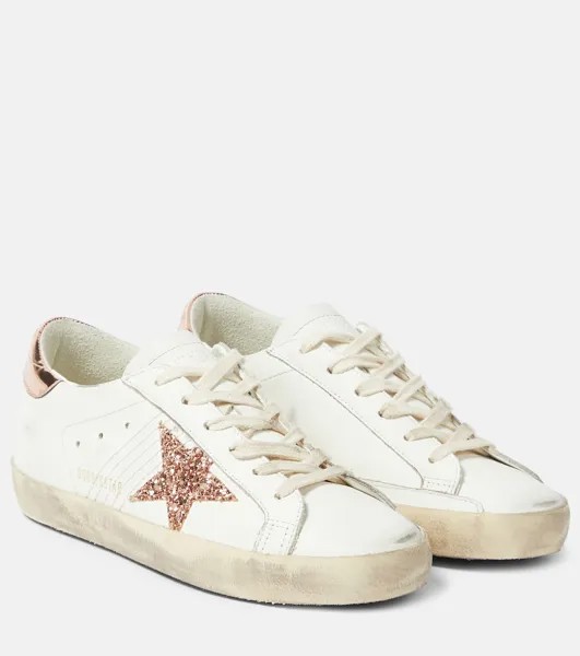 Кожаные кроссовки superstar Golden Goose, мультиколор