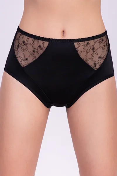Трусы женские Milavitsa Classic elegant черные 4XL