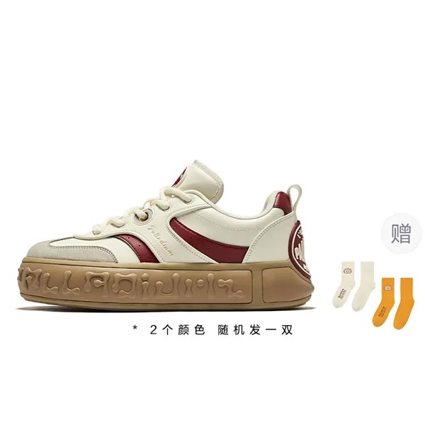 Кроссовки palladium Skateboarding Shoes Unisex Low-top Red And White, красный