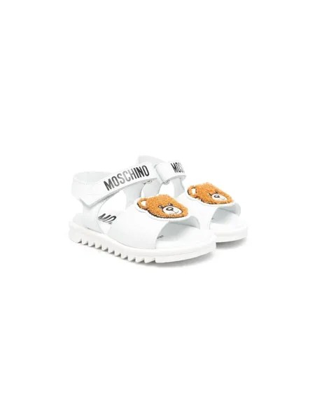 Moschino Kids сандалии с нашивкой Teddy Bear