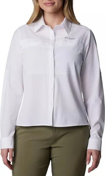 Женская тканая рубашка с длинным рукавом Columbia Summit Valley, белый