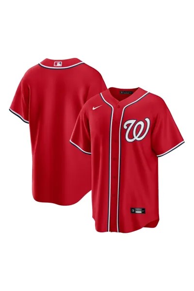 Официальная копия альтернативной майки Washington Nationals Nike, красный