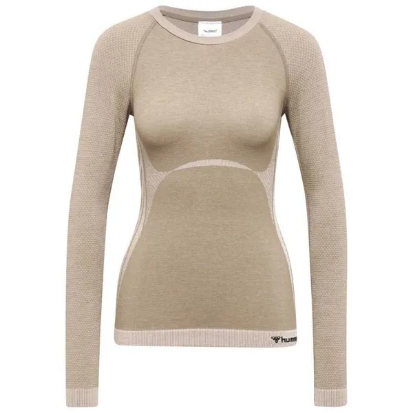 Спортивная футболка Hummel Cleaa Seamless, бежевый