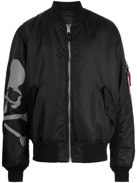 Бомбер Edition MA-1 из коллаборации с Alpha Industries Mastermind World, черный