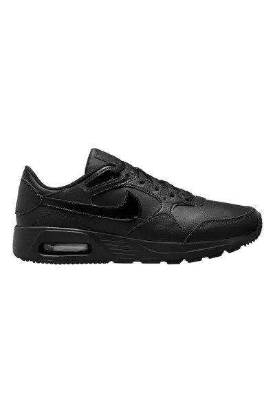 Туфли Air Max из кожи и экокожи Nike, черный