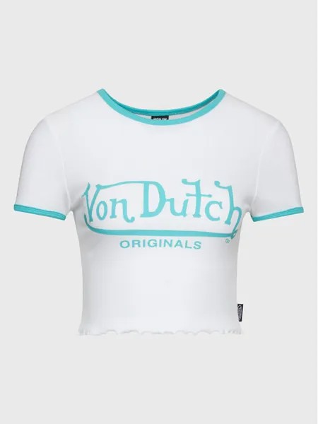 Футболка стандартного кроя Von Dutch, белый