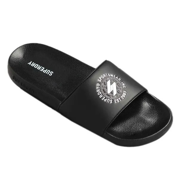Шлепанцы Superdry Code Printed Pool, черный