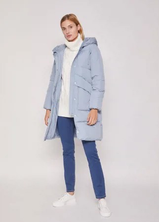 Пальто синтепоновое Zolla, цвет Голубой, размер XL