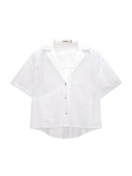 Блуза Pull&Bear, белый