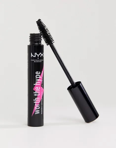 Придающая объем тушь для ресниц NYX Professional Makeup Worth The Hype-Черный
