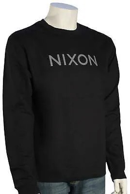 Свитер Nixon Wordmark Crew - Черный - Новинка