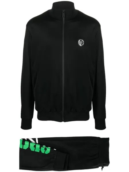 Plein Sport спортивные брюки с логотипом, черный