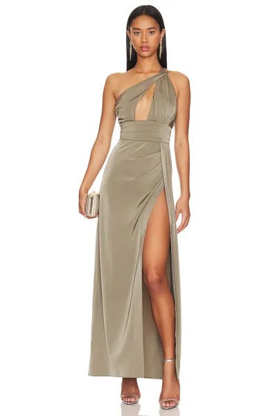 Платье NBD Houdah Gown, цвет Olive Green