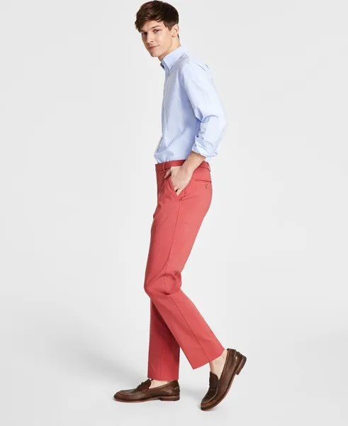Мужские однотонные спортивные брюки современного кроя TH Flex Stretch Tommy Hilfiger