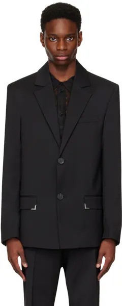 Черный одноместный пиджак Han Kjobenhavn