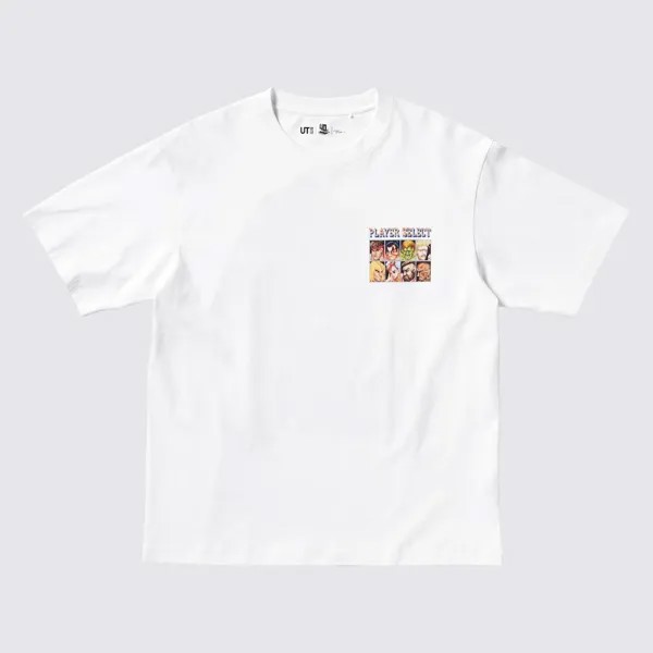 Футболка Uniqlo UT CAPCOM 40th -  Street Fighter II, белый