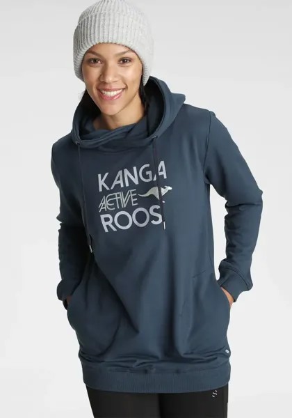 Толстовка KangaROOS, большие размеры, цвет морской волны