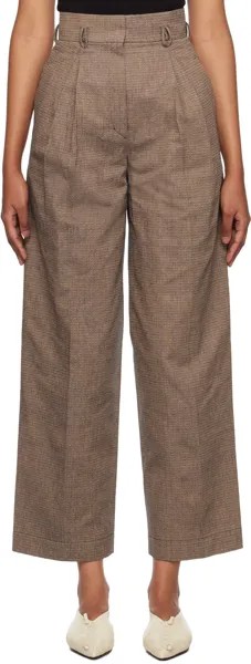 Серые брюки со складками Mame Kurogouchi
