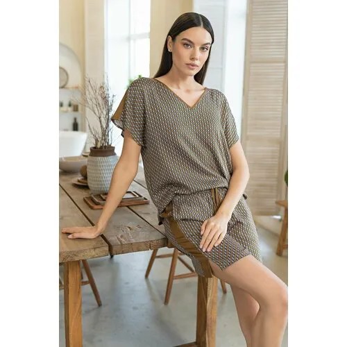 Комплект для кормящих мам MIA-AMORE, размер 2XL, коричневый