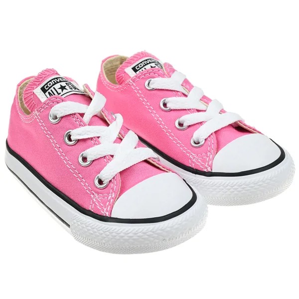 Розовые кеды с белой подошвой Converse детские
