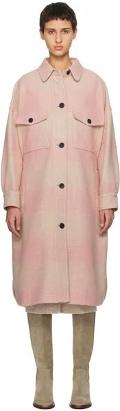 Розовое пальто Fontizi Isabel Marant Etoile