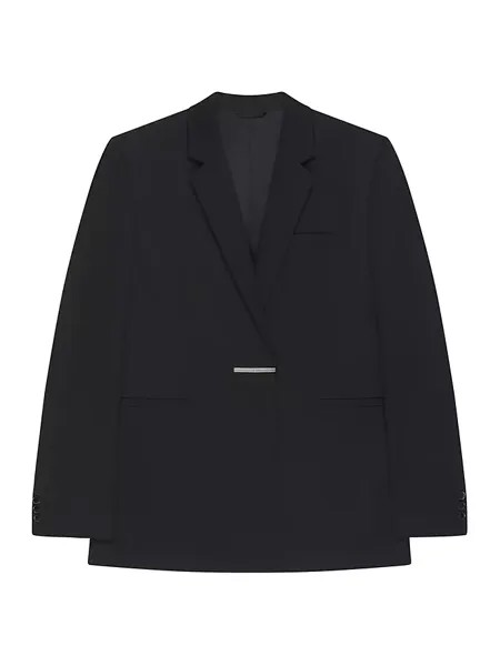 Куртка оверсайз из шерсти и мохера Givenchy, черный
