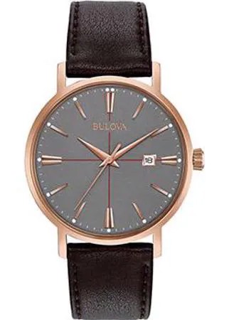 Японские наручные  мужские часы Bulova 97B154. Коллекция Classic