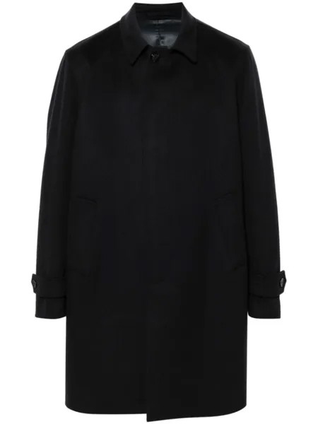 Lardini пальто из вирджинской шерсти, синий