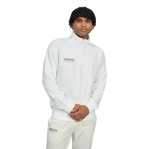 Толстовка Umbro Undyed Half Zip, белый