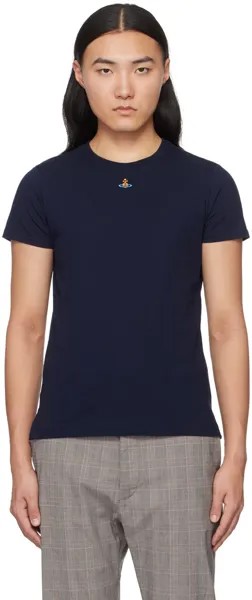 Темно-синяя футболка Orb Peru Vivienne Westwood, цвет Navy