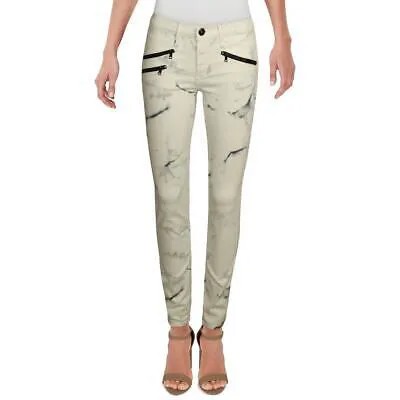 Джинсы-скинни Billie Ivory со средней посадкой из денима Black Orchid Denim Womens 26 BHFO 8281