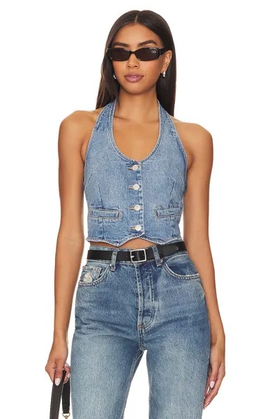 Жилет ROLLA'S Halter, цвет Organic Mid Blue