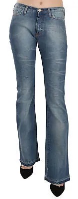 VERSACE JEANS COUTURE Джинсы Синие расклешенные джинсовые брюки со средней талией s. W26 $500