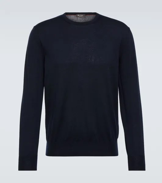 Кашемировый свитер Loro Piana, синий