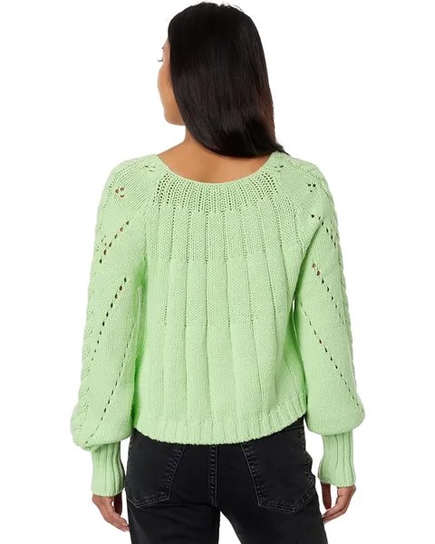 Свитер Free People Sandre Pullover, цвет Green Light