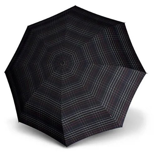 Зонт Knirps автомат T.201 Medium Duomatic CHECK BLACK 95 3201 5290