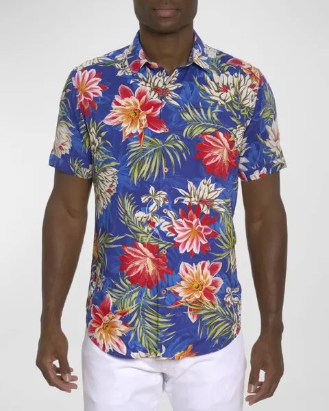 Мужская рубашка с коротким рукавом The Mercer Robert Graham