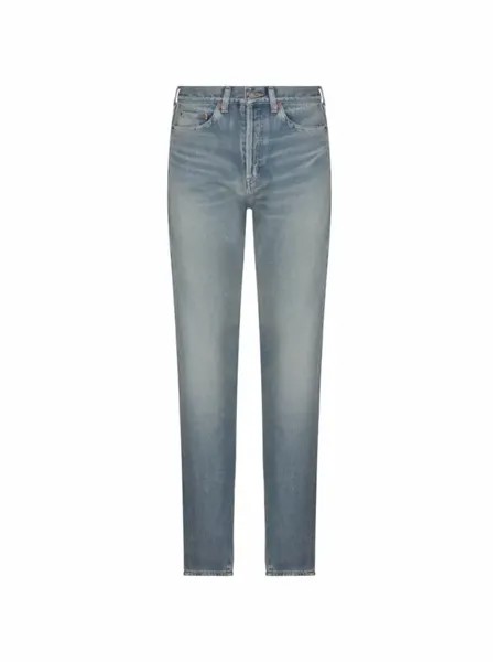 Джинсы скинни с логотипом Saint Laurent