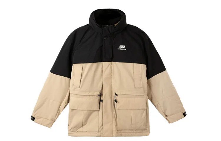 Стеганая куртка унисекс хаки New Balance, хаки