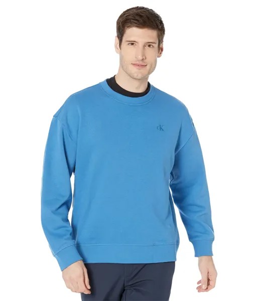 Флисовый худи Calvin Klein, Long Sleeve Archive Logo Fleece Crew Neck