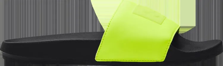 Сандалии Under Armour Core Remix Neon Slide Black High-Vis Yellow, черный