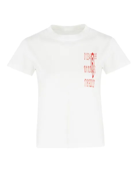 Хлопковая футболка MM6 Maison Margiela