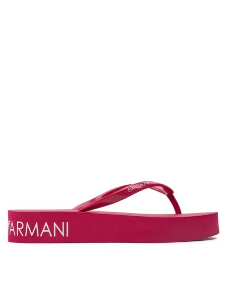 Тапочки Emporio Armani, бургундия