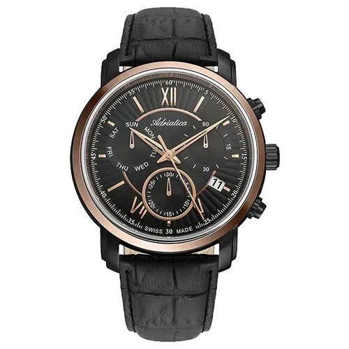 Наручные часы Adriatica 8193.K264CH, черный