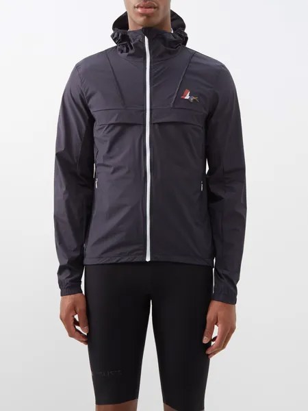 Упакованная куртка iris из рипстопа с капюшоном Café Du Cycliste, синий
