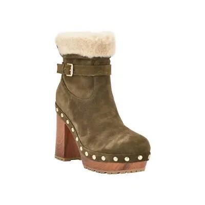 Женские замшевые ботильоны Guess Damina на подкладке из искусственного меха с шипами BHFO 4957