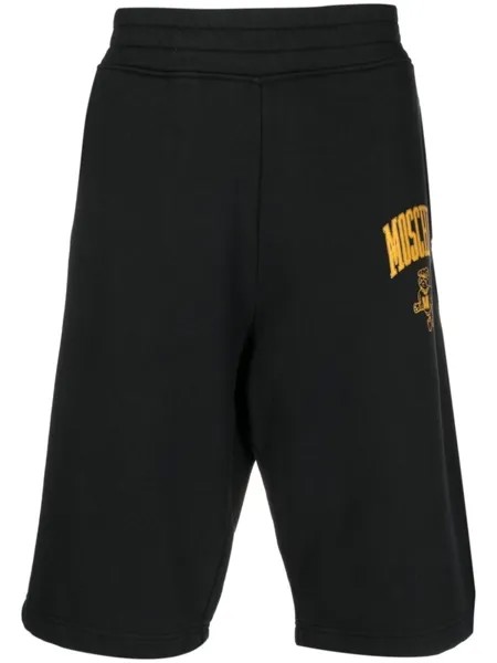 Moschino спортивные брюки с логотипом, черный